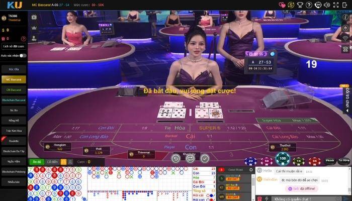 Hướng dẫn chơi Baccarat Kubet- Cách tham gia ra sao?